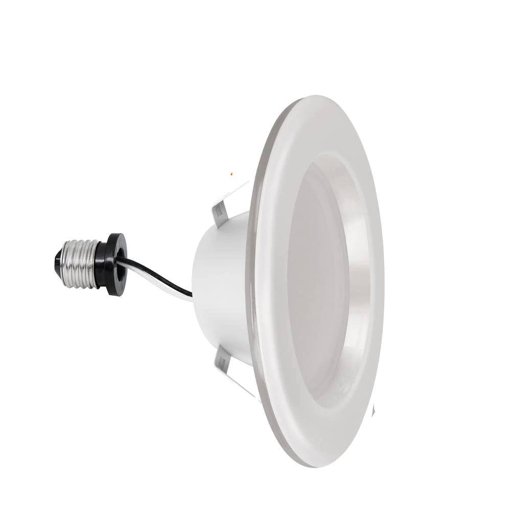Feit Electric 4 in. Selectable CCT Integrated LED Retrofit White Recessed Trim with Nightlight Mode (4-Pack)