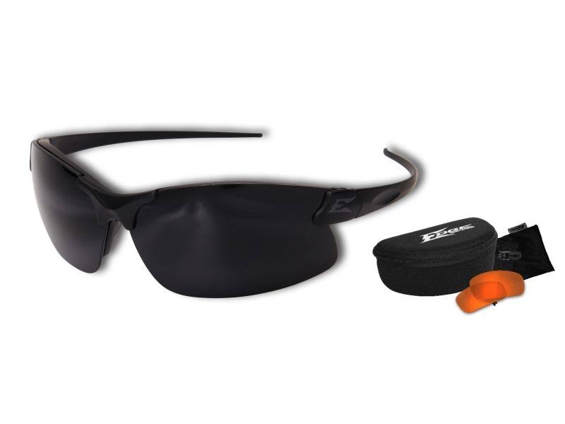 Edge Eyewear Sharp Edge Thin Temple 2 Lens Kit, Matte Black Frame / Tiger&s Eye, G-15 Vapor Shield Lenses SSE2K3TT