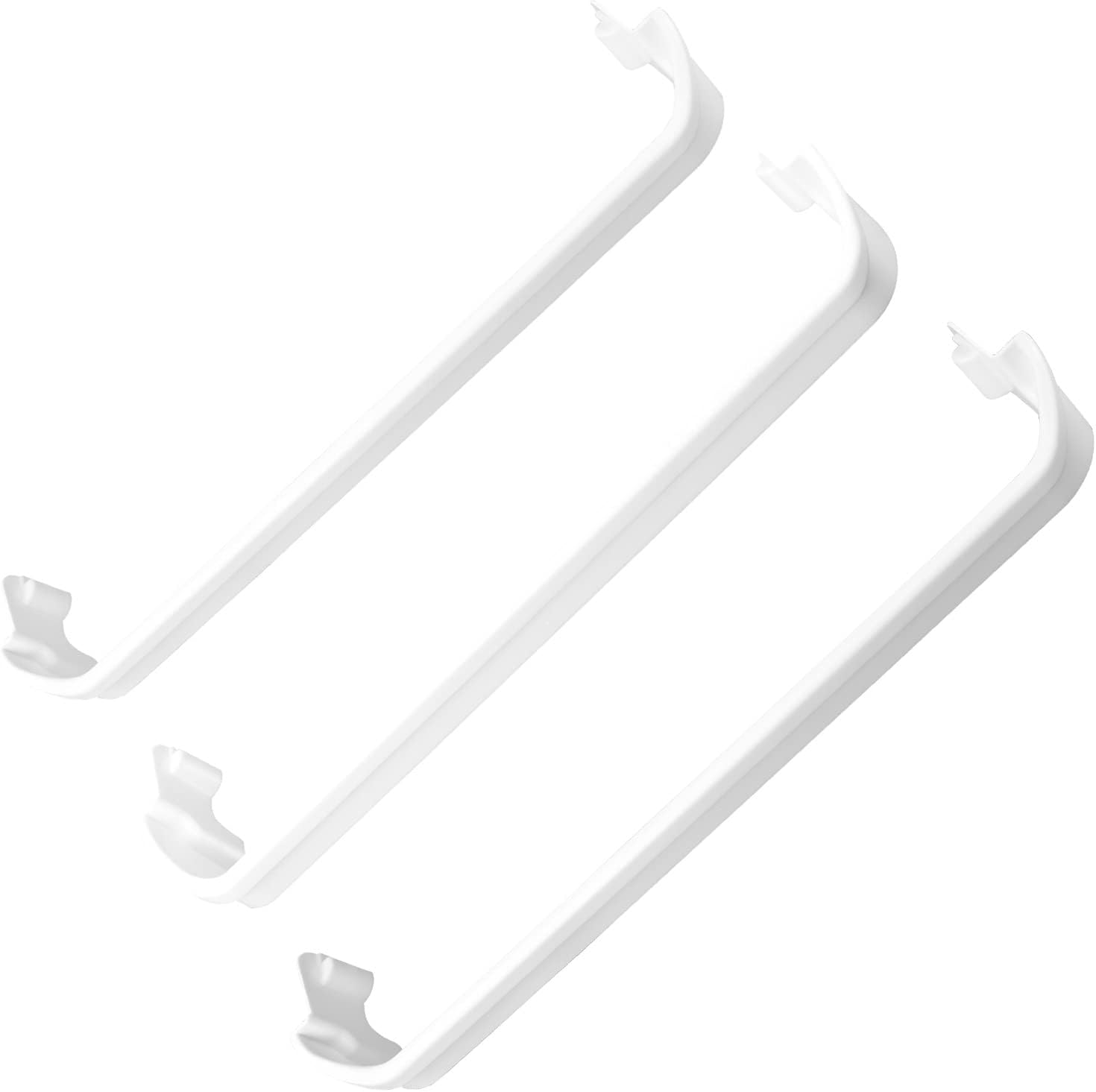 240534701 & 240534901 Refrigerator shelf retainer bar parts Compatible with frigidaire or kenmore Door Shelf Rack Bar Rail, （2 X 240534901 & 1 X 240534701) Replaces AP3214631 PS734936 948952 AP3214630 PS734935 948954 AH734935 EA734935