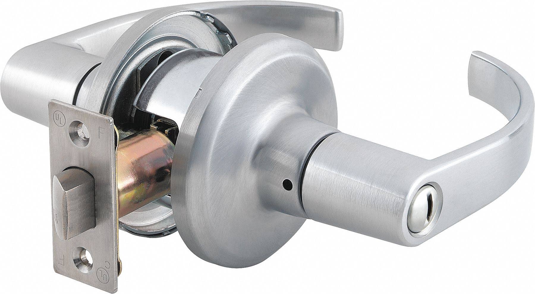 Stanley Shd QTL240 M SA FLS Privacy, Satin Chrome