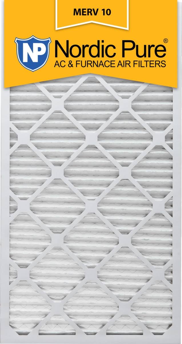 Nordic Pure 12x30x1 MERV 10 Pleated AC Furnace Air Filters 6 Pack