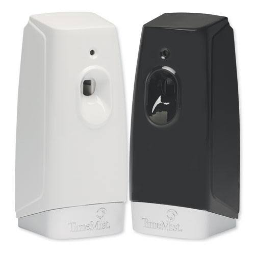 Micro Metered Air Freshener Dispenser, Black, 3 3/8 inchw x 3 inchd x 7 1/2 inchh, 6/Carton