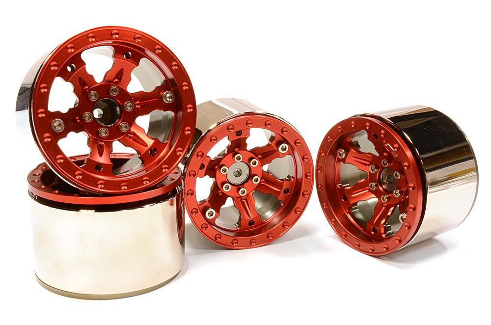 Integy Billet Machined T1 High Mass 2.2 Wheel (4) for Axial 1/10 Yeti Rock RA