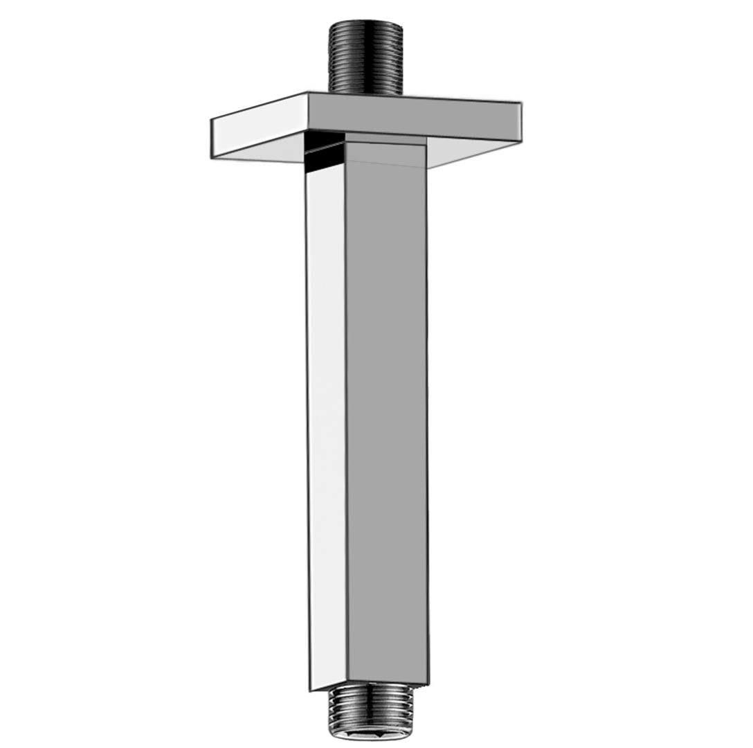Isenberg 160.6CSAMB 6x22 Square Ceiling Mount Shower Arm Matte Black