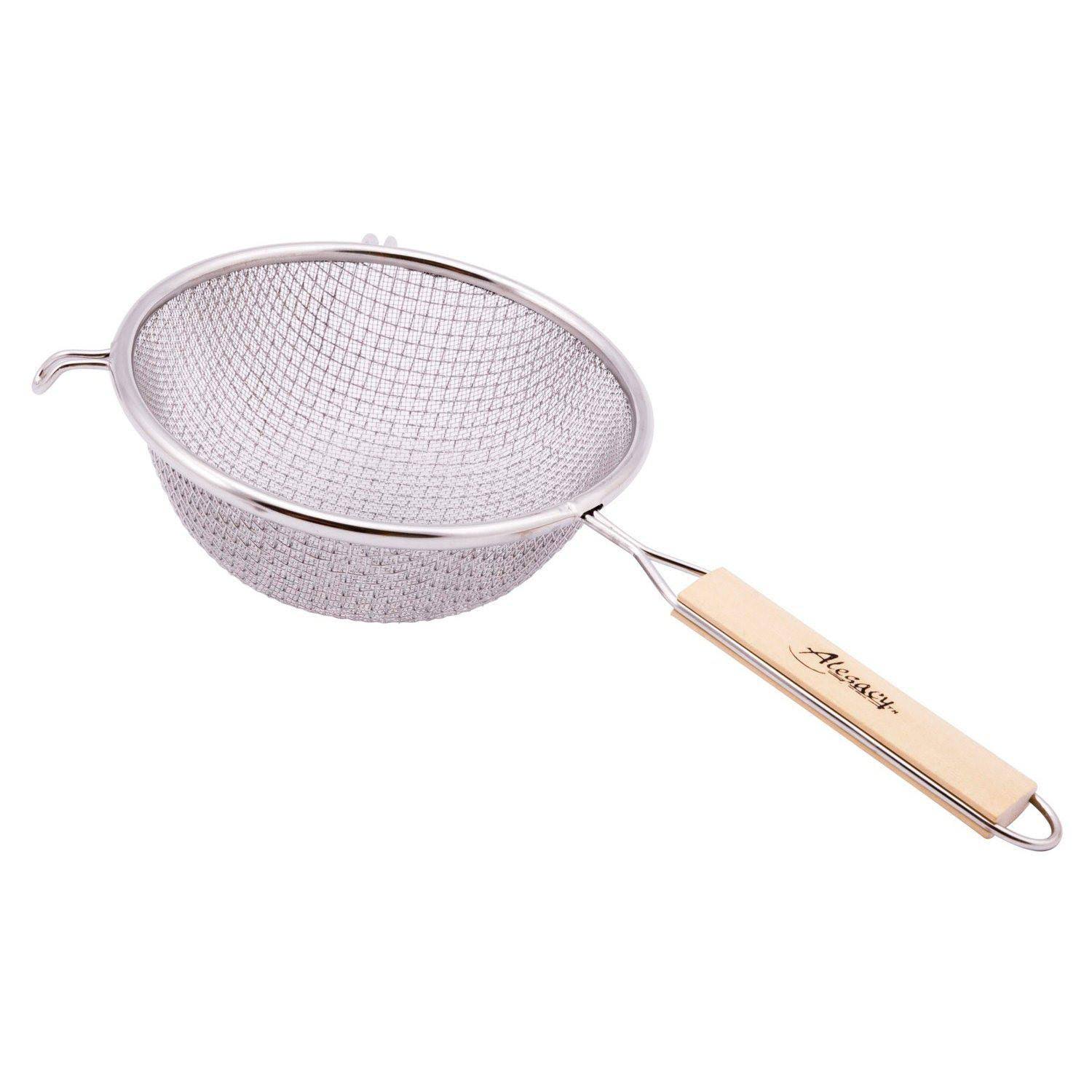 Alegacy S8095 - Stainless Steel Double Mesh Strainer, 6 1/4x22 Fine - Pkg Qty 12