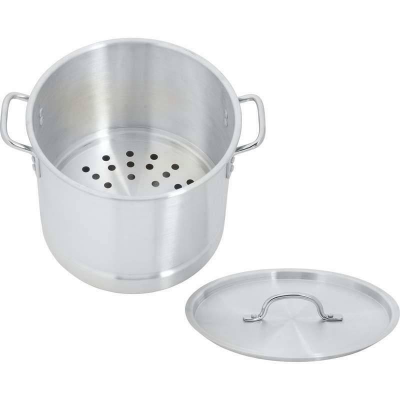 LaCusine 12pc Aluminum Steamer Stockpot Set