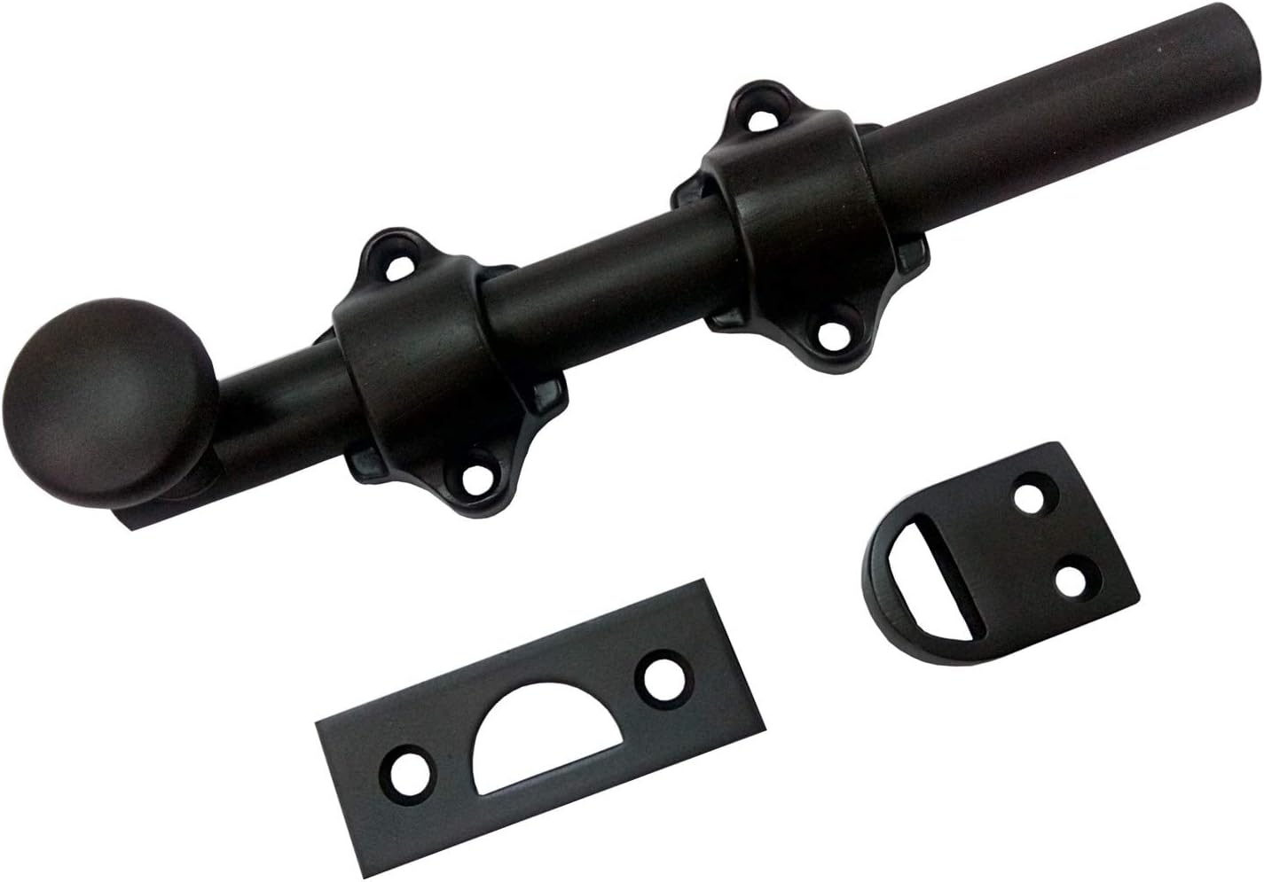 QCAA Solid Brass Dutch Door Bolt, 4