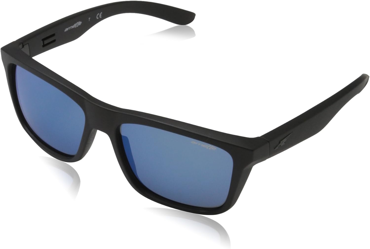 Arnette AN4217 0155 Black AN4217 Rectangle Sunglasses Lens Category 3 Lens Mirr