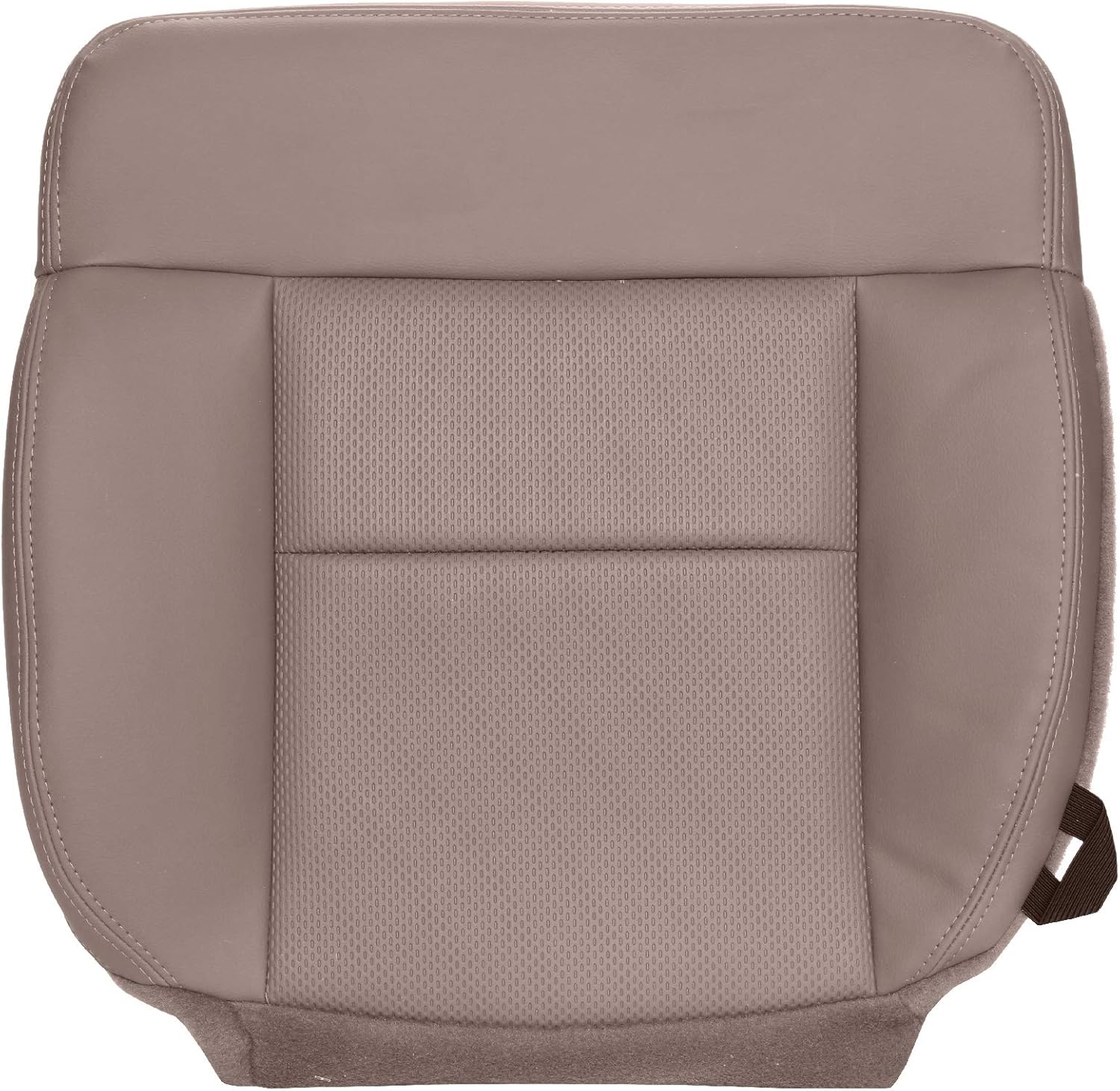 The Seat Shop Driver Bottom Replacement Vinyl Seat Cover - Medium Flint Gray (Compatible with 2004 - 2008 Ford F150 XL Work Truck)