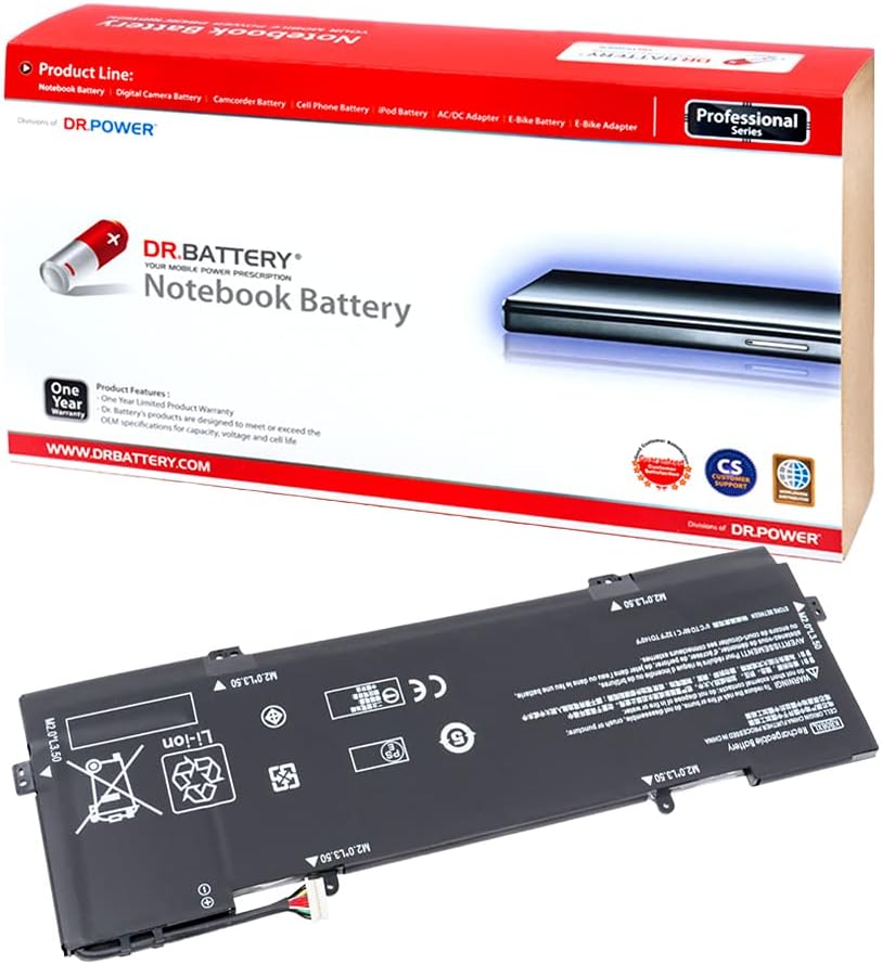 DR. BATTERY KB06XL Battery Replacement for HP Spectre x360 15-b Series 902499-855 902499-856 902401-2C1 Z6L01EA 15-bl012dx 15-bl150na 15-BL002XX 15T-BL100 15-BL112DX 15-BL075NR [11.55V/6860mAh/79.2Wh] Pack of 2