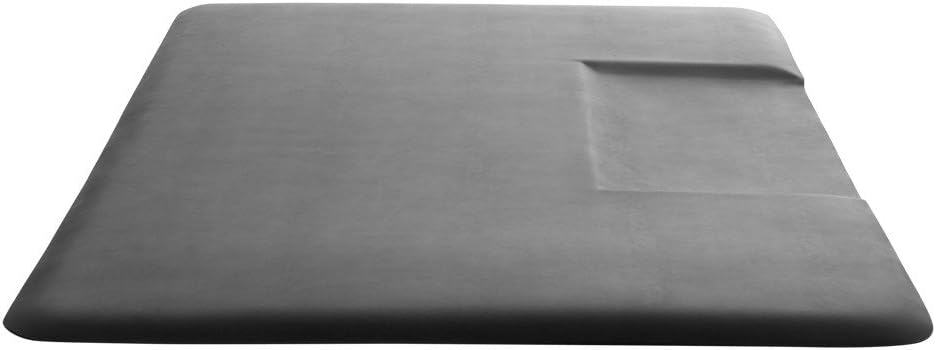 Buy-Rite 3 ft. x 5 ft. Super Soft Rectangular Floor Mat with Black Square Cut-Out for Salons, Stylists & Barber Shops, Puncture Proof & Low Static Surface, 3/4 Inch Thick, SHP-SS3050RSQR3/4