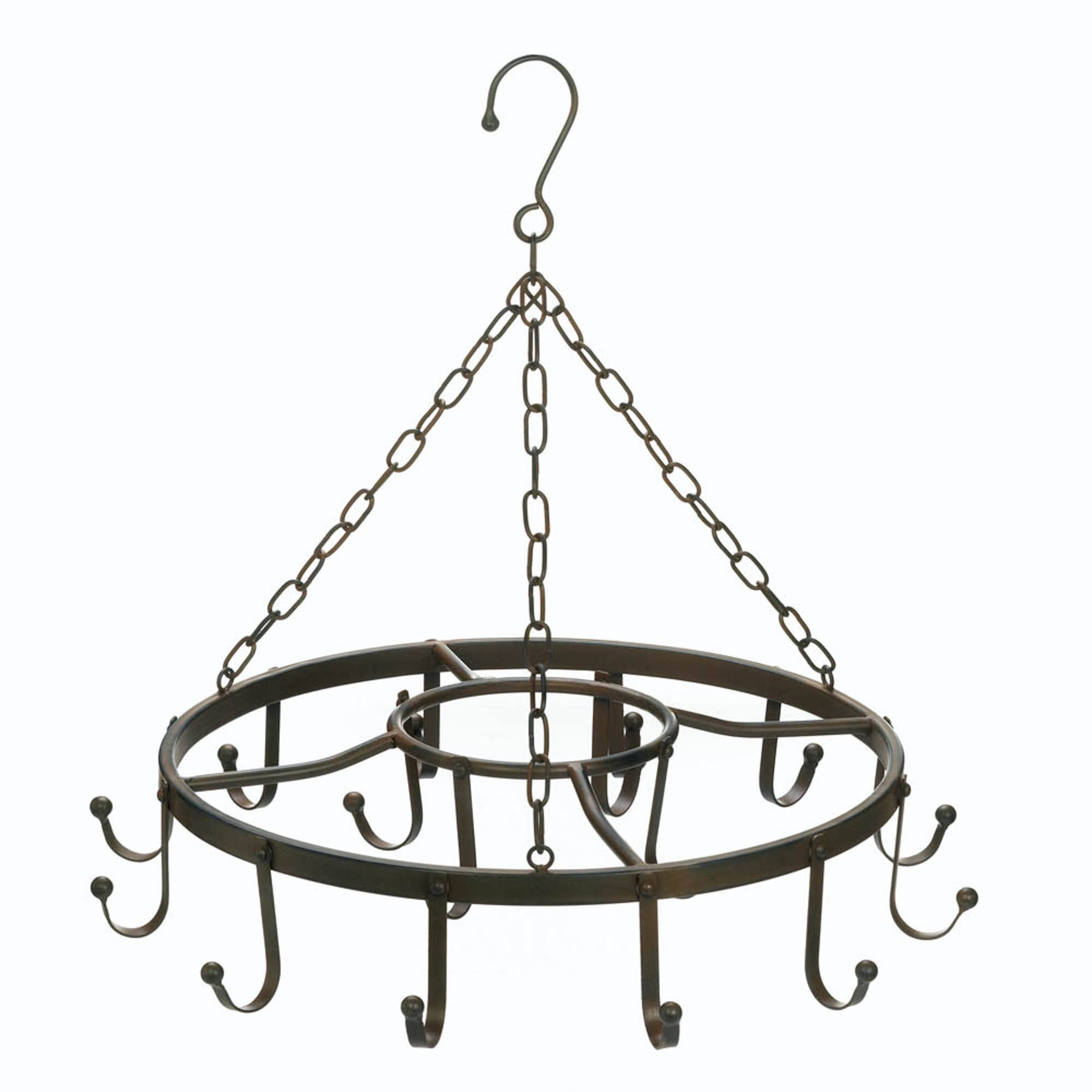 Zingz u0026 Thingz Circular Pot Hanger Black | Metal