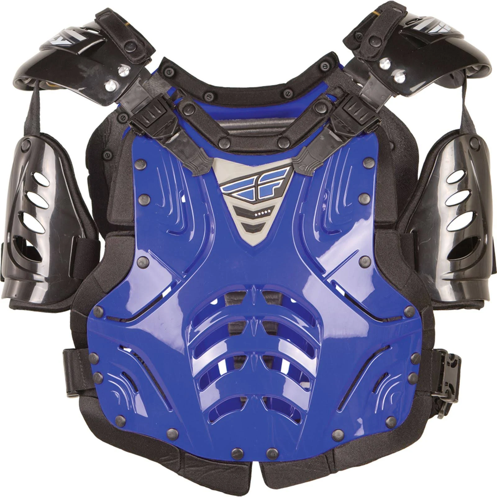 Fly Racing Convertible II Roost Guard Blue Junior