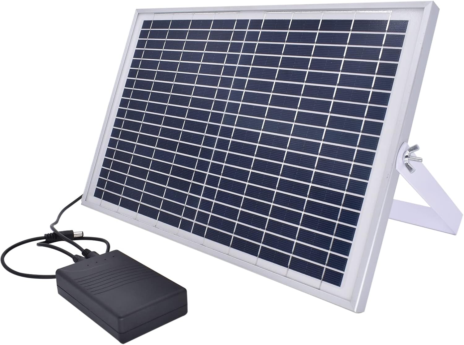 Solar Rechargeable Battery Pack for Automatic Chicken Coop Door, Solar Power Panel with Adjustable Angle Bracket, 3000 mAh 12V Battery, Suitable for Our 12V Voltage Automatic Chicken House Door