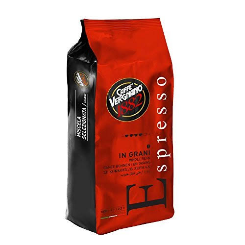 Caff Vergnano 1882Espresso Whole Bean, 1pack (1x 1kg