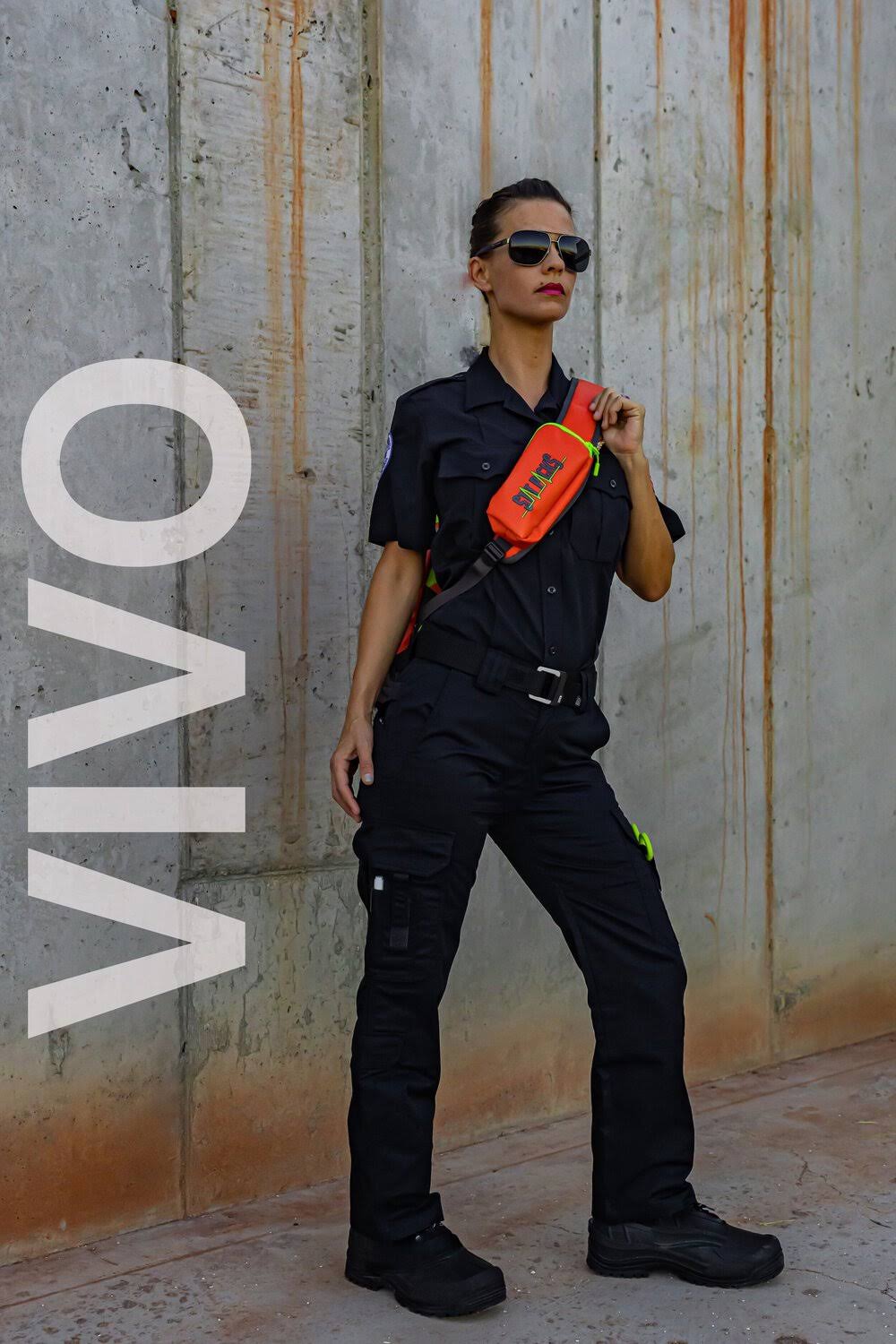 StatPacks G4 Vivo AED O2 Sling Bag - Black-Gun Metal