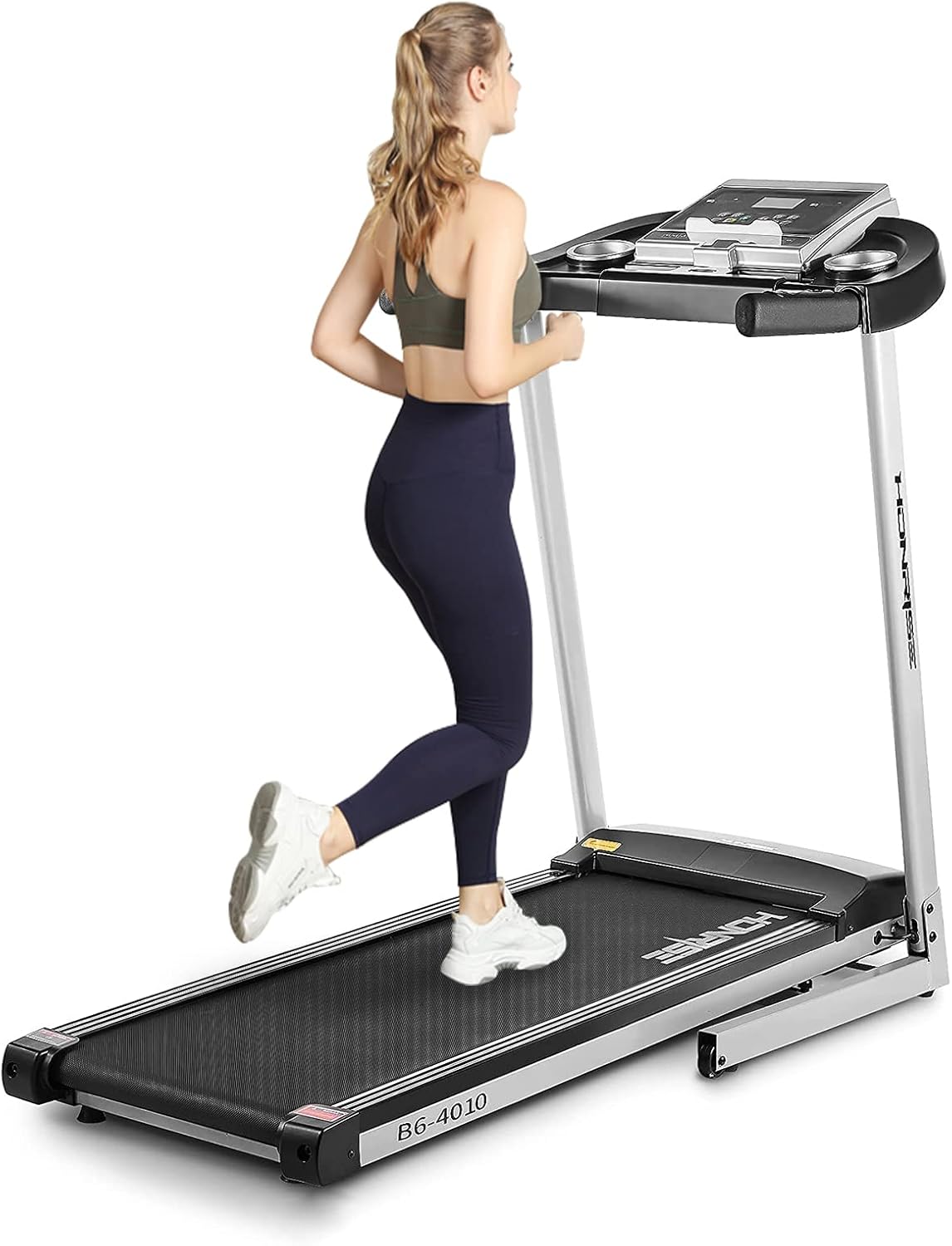 Folding Exercise Treadmill Walking Running Machine for Home Gym Workout Electric with LED Display Device Bluetooth Speaker
