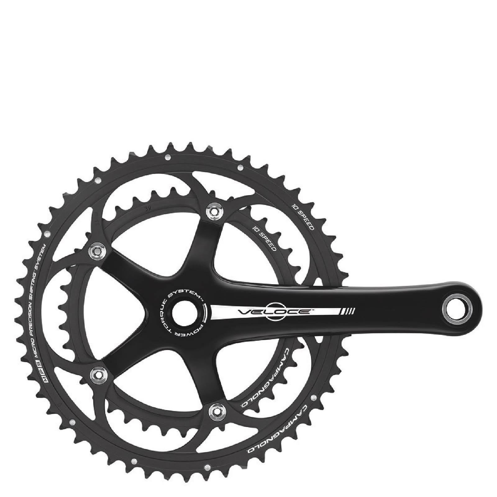Campagnolo Veloce Crank 170mm - 53-39 - Black