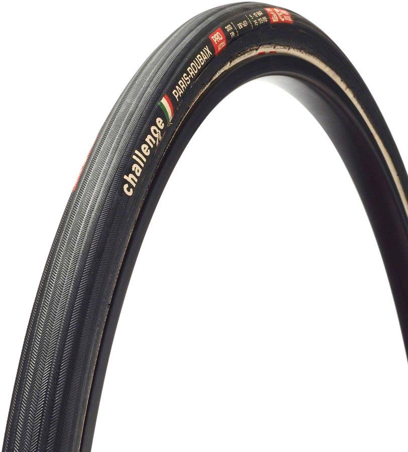 Challenge Paris Roubaix Pro Tire - 700 x 27, Clincher, Folding, Black,