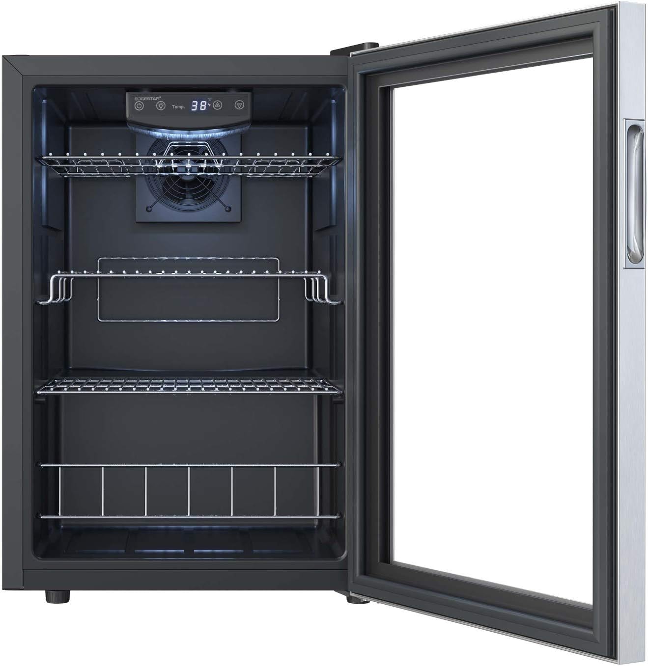 EdgeStar BWC91SS 17 Inch Wide 80 Can Capacity Extreme Cool Beverage Center