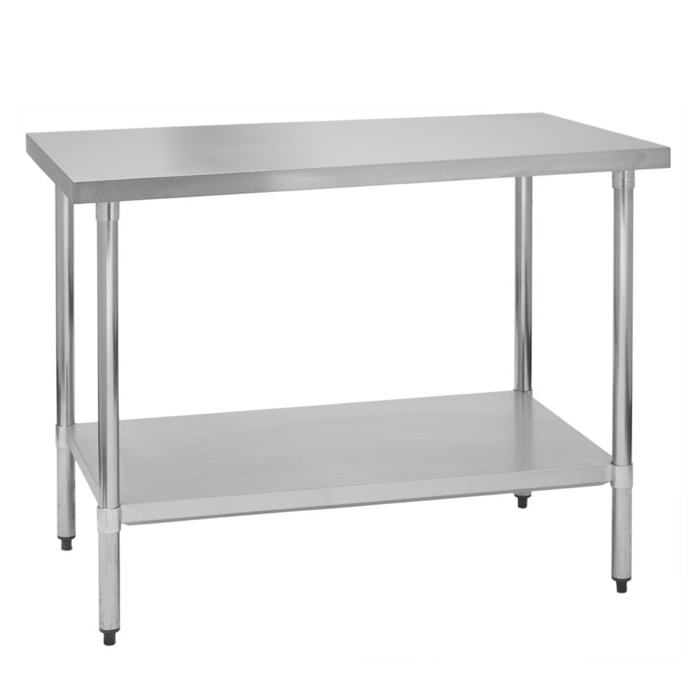 Fenix Sol Stainless Steel Commercial Kitchen Work Prep Table, 30