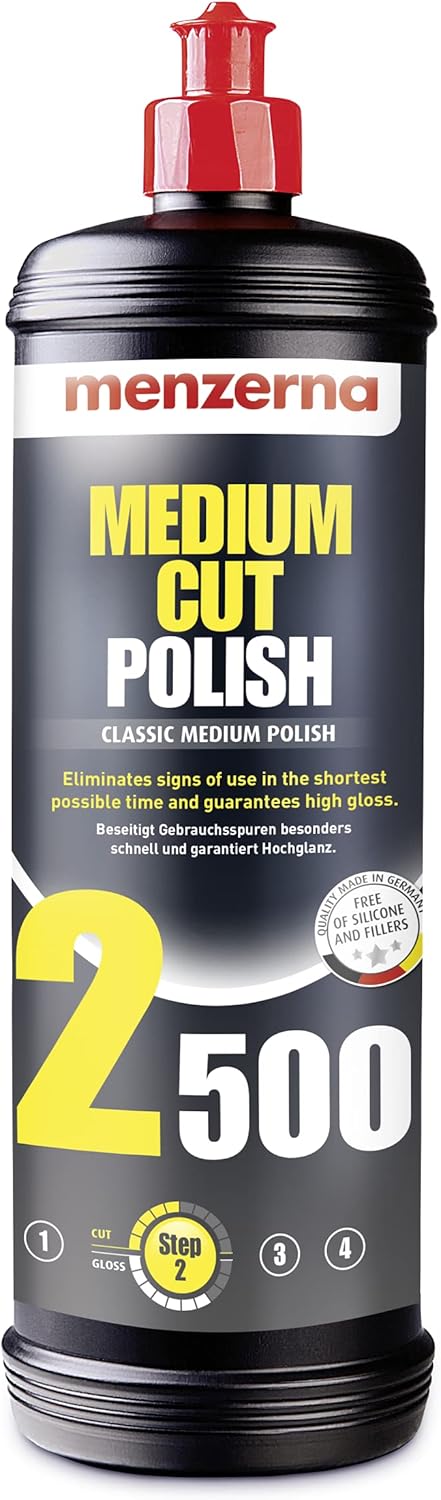 Menzerna MCP2500 Medium Cut Polish 2500, 32 oz. Pack of 2