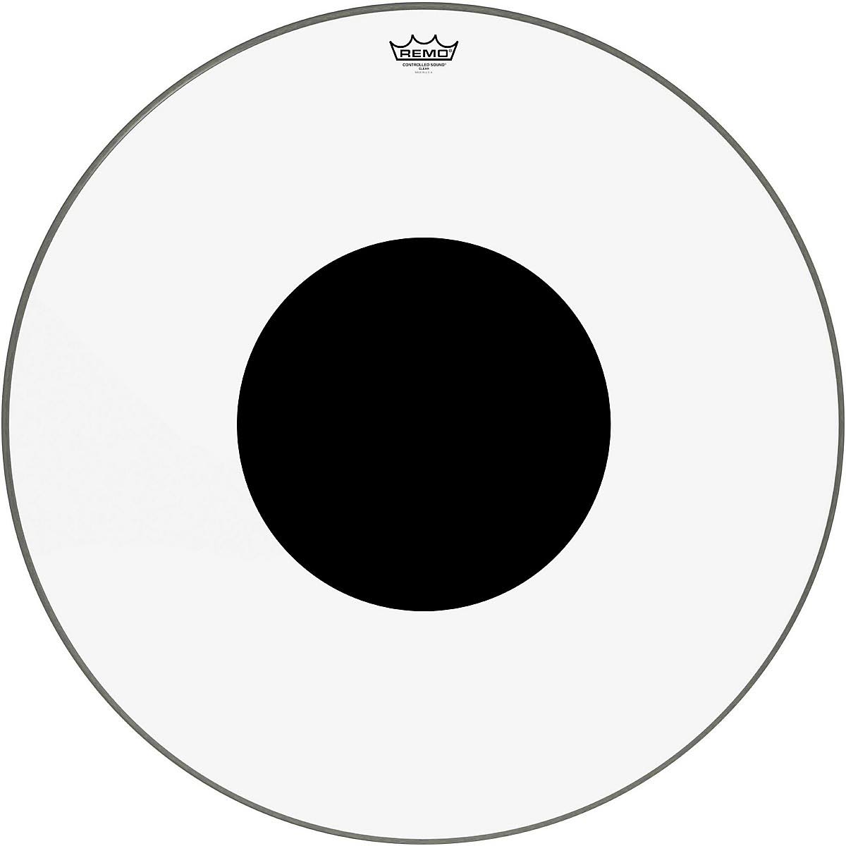 Remo Controlled Sound Clear with Black Dot Bass Drum 30 in.