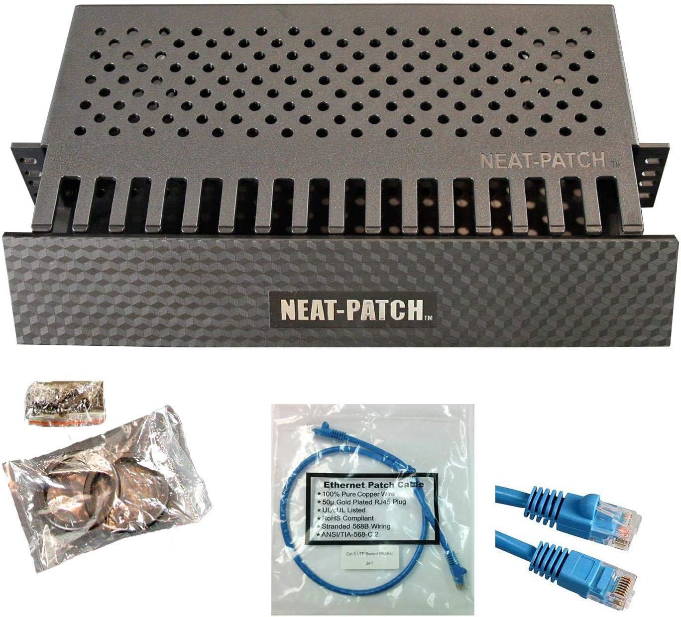 Neat Patch Cable Management Unit Pack of 2