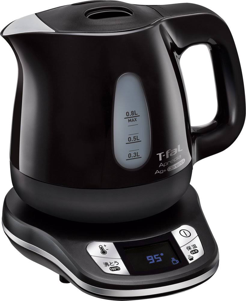 T-Fal Electric kettleAprecia Ag + control0.8L KO6208JP (Onyx Black)Japan Domestic Genuine Products