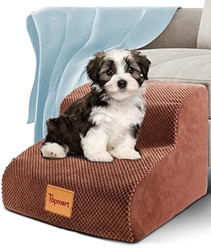Topmart High Density Foam Pet Steps 2 Tiers,11.8