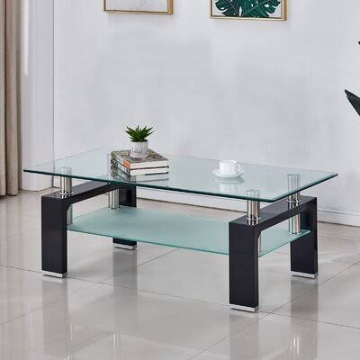 Orren Ellis Perla Coffee Table, Black