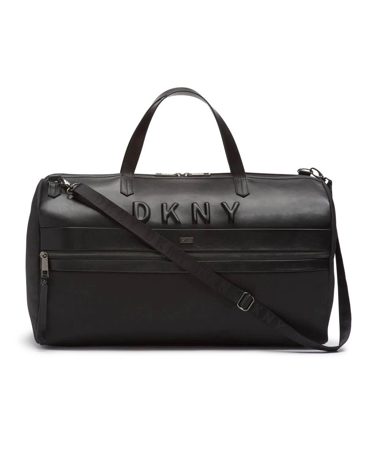 Dkny Trademark Duffle Weekender Bag Color: Black