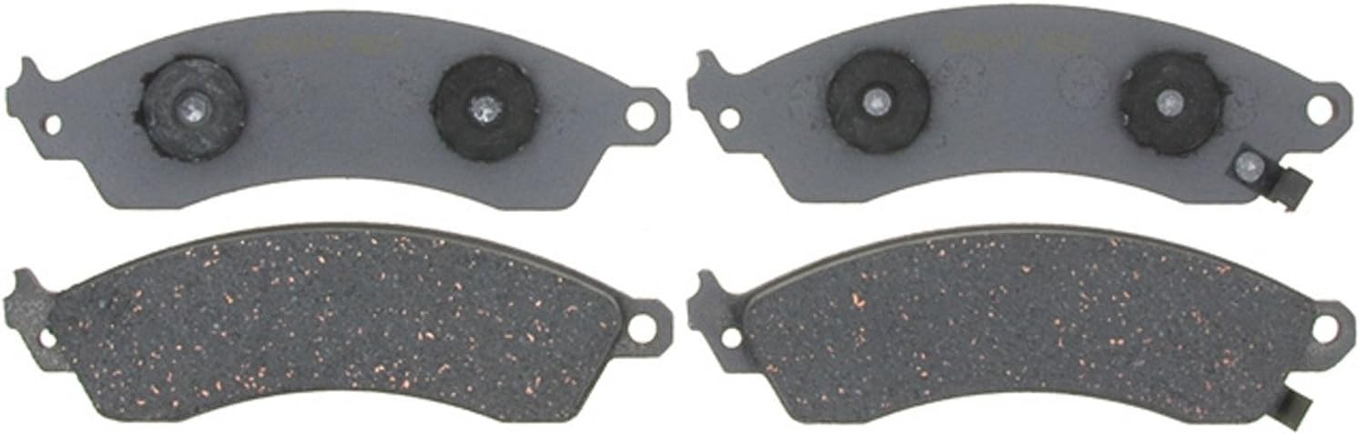 ACDelco Silver 14D412C Ceramic Front Disc Brake Pad Set with Wear Sensor