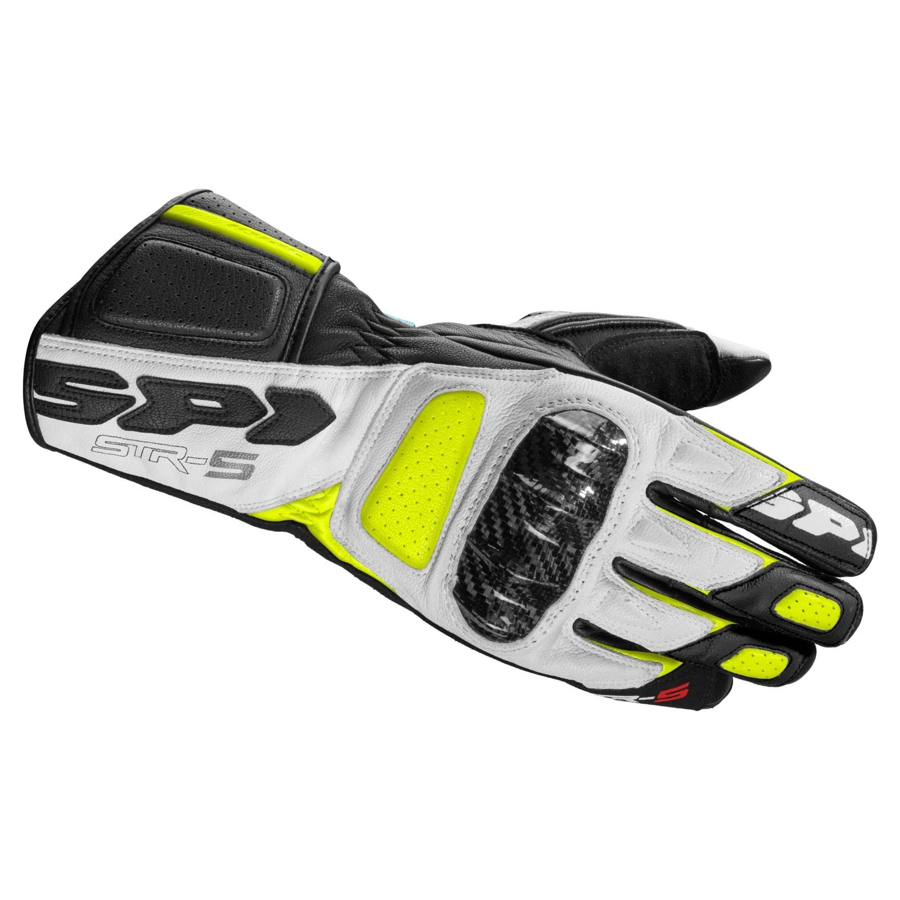 Spidi STR-5 Gloves Black-fluo Yellow M