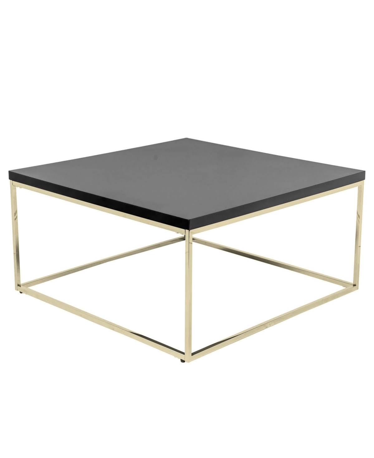 Euro Style Teresa Square Coffee Table - Black
