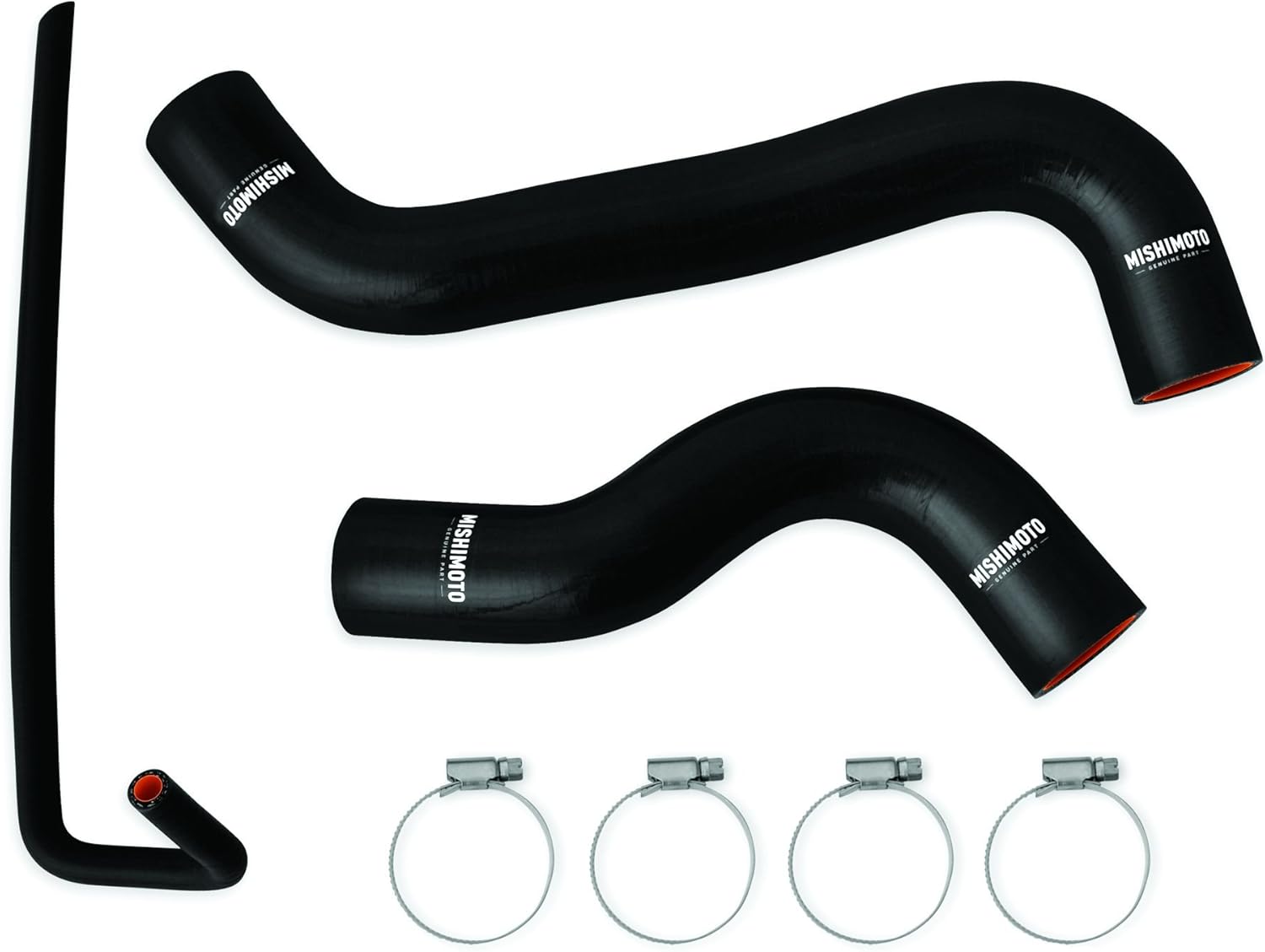 Mishimoto MMHOSE-WRX-15BK Silicone Radiator Hose Kit Compatible With Subaru WRX 2015+ Black