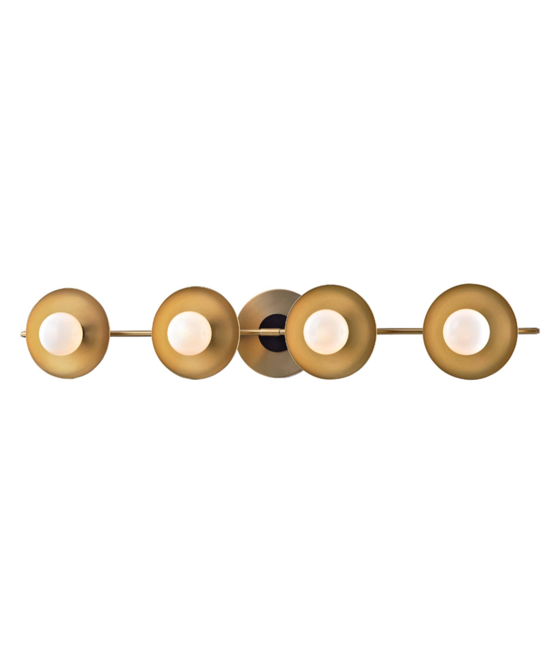 Hudson Valley 9804-AGB Julien 4 Light Bath BRACKET, Aged Brass