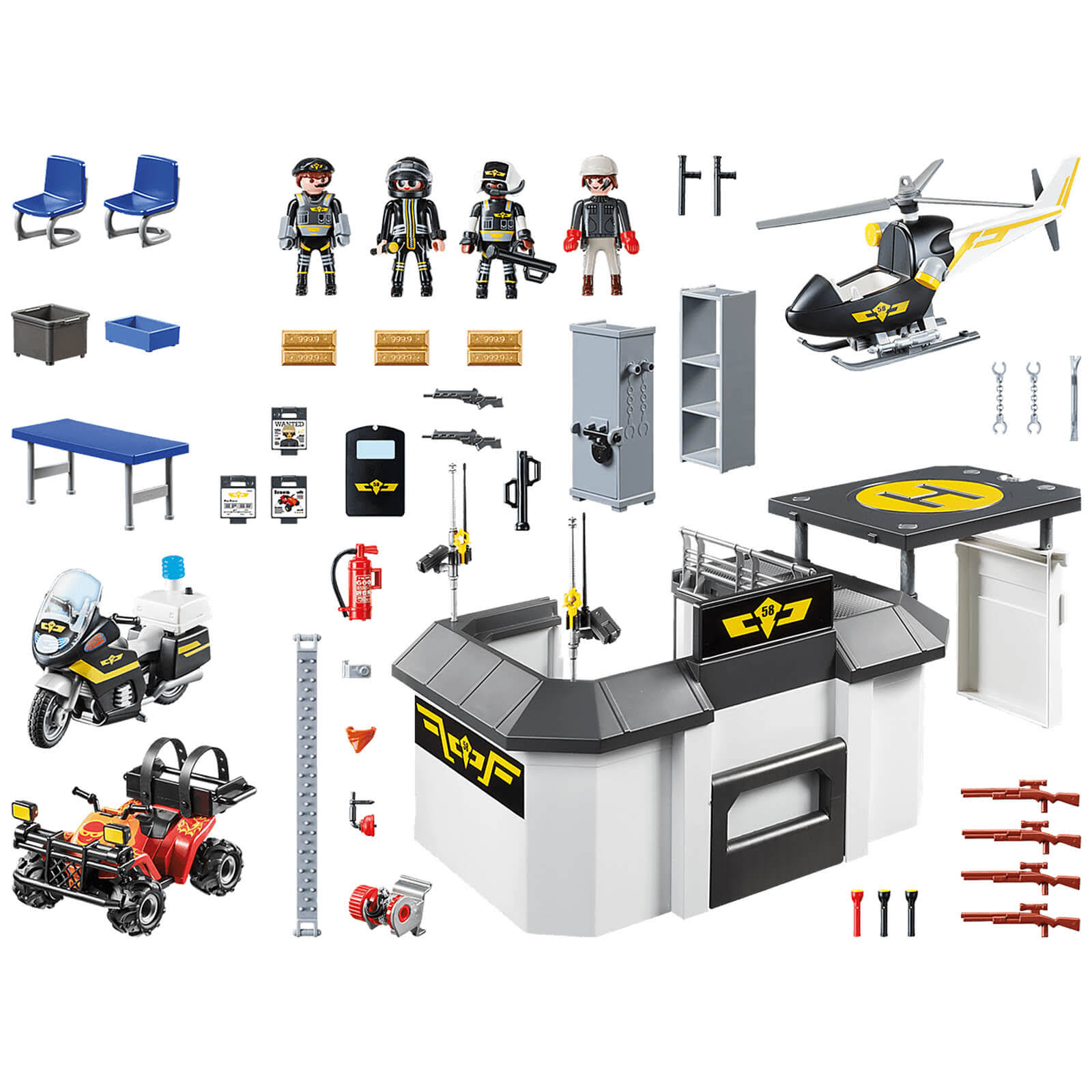 Playmobil 70338 Take Along Tactical Unit Headquarters