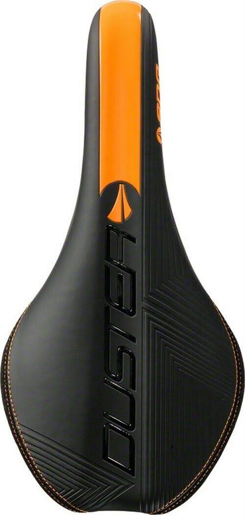 SDG Duster P Mtn Saddle - Ti-Alloy Rails - Black/Orange