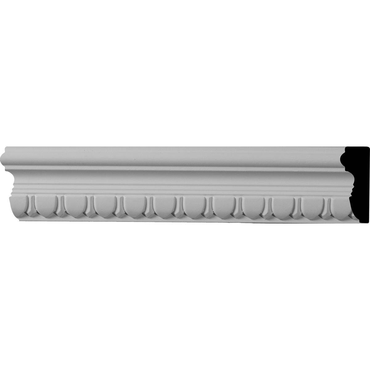 1 7/8x22H x 5/8x22P x 94 1/2x22L, (5/8x22 Repeat) Egg u0026 Dart Classic Panel MOULDING - 8-Pack