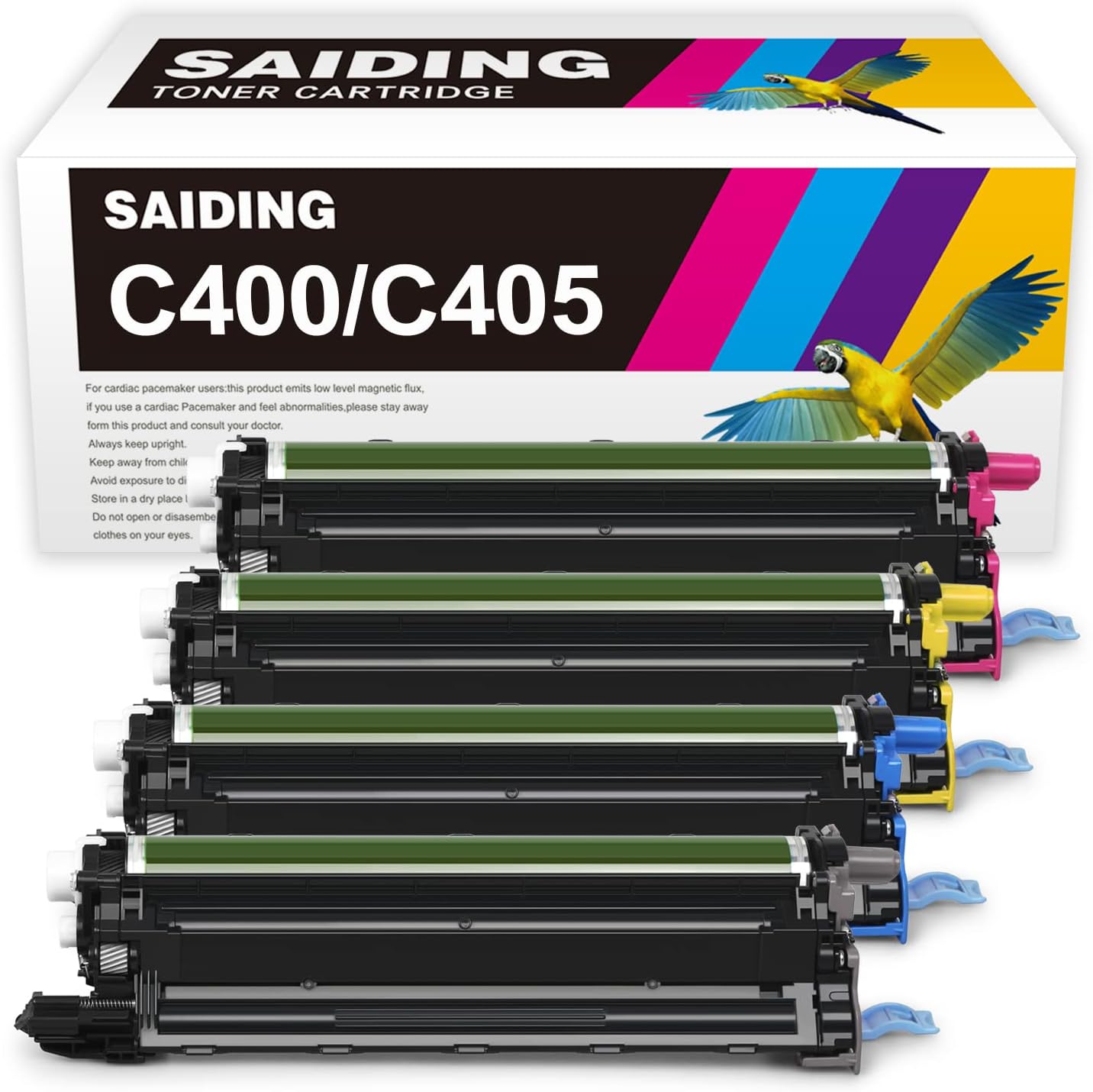 SAIDING C400 C405 Remanufactured Drum Cartridge Unit Compatible with 108R01121 Phaser 6600 6655 VersalinkC400 C405 Drum in Retail Packaging