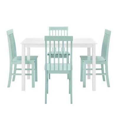 Beachcrest Home Cienna 5-Piece Dining Set, Sage