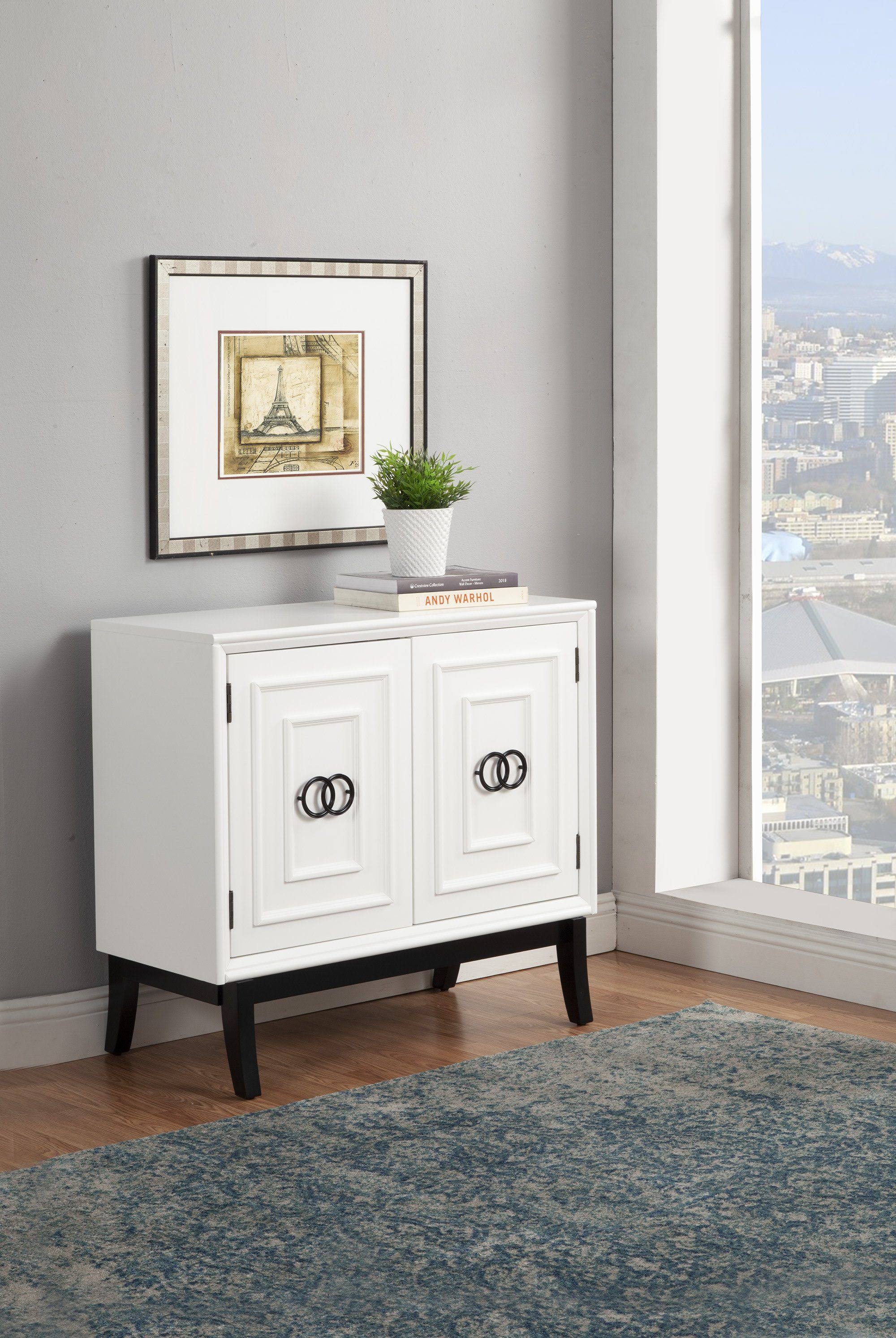 Alpine Furniture Zen Accent Chest, White