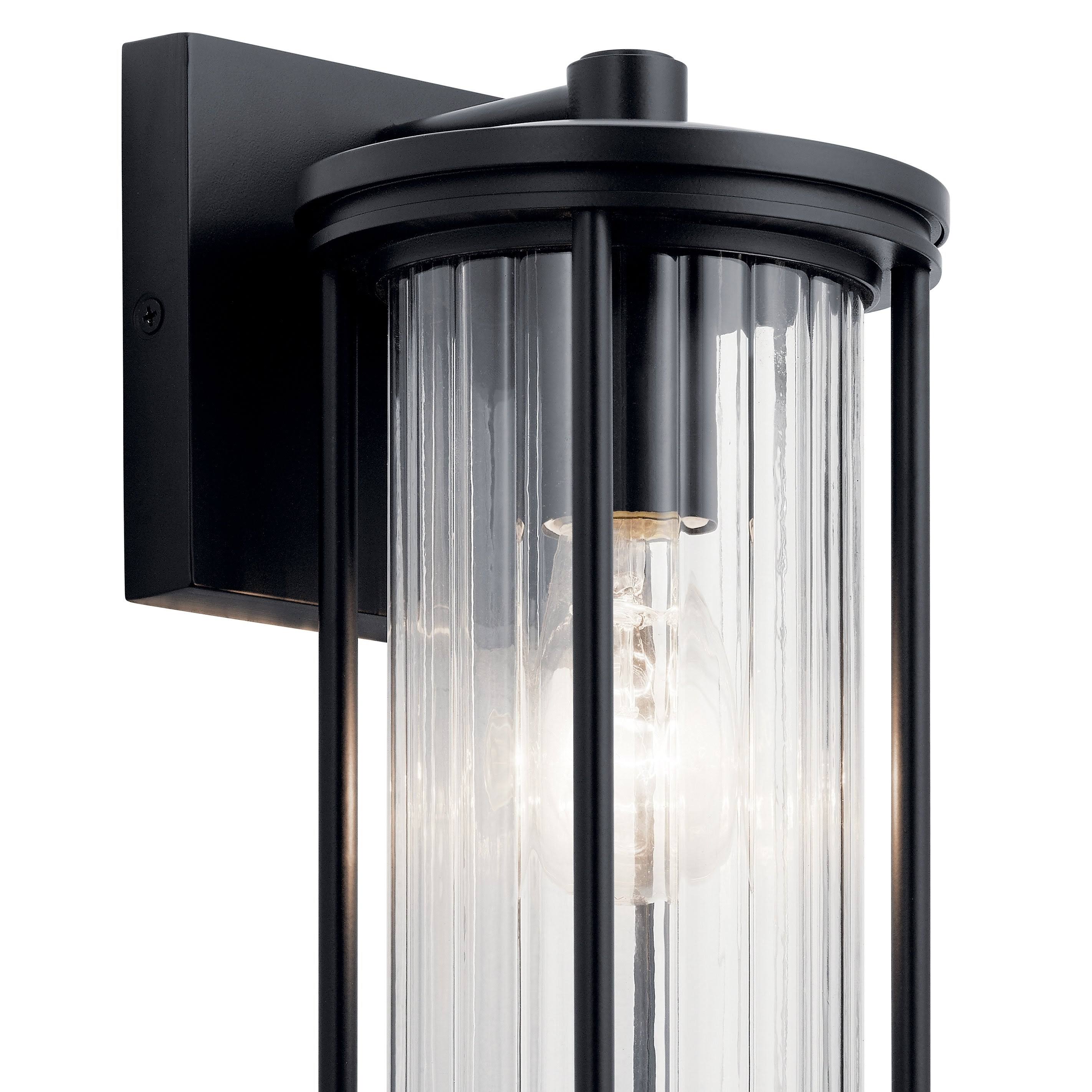 Kichler Barras Outdoor Wall - Small Black 1 Light 59022BK