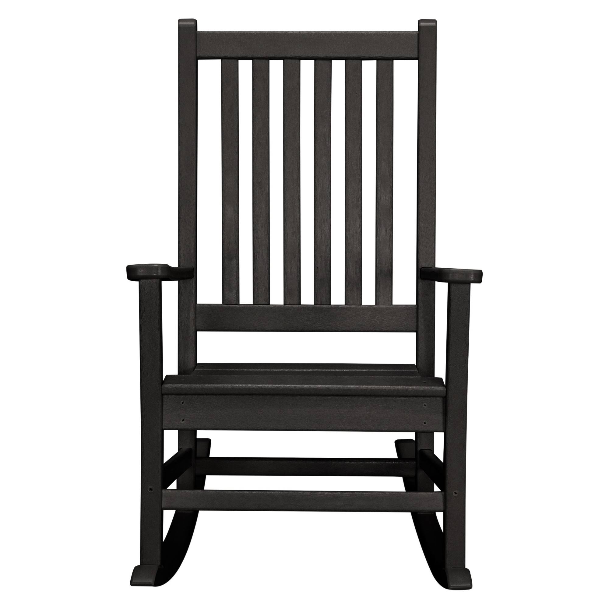 POLYWOOD St. Croix Rocking Chair - Black
