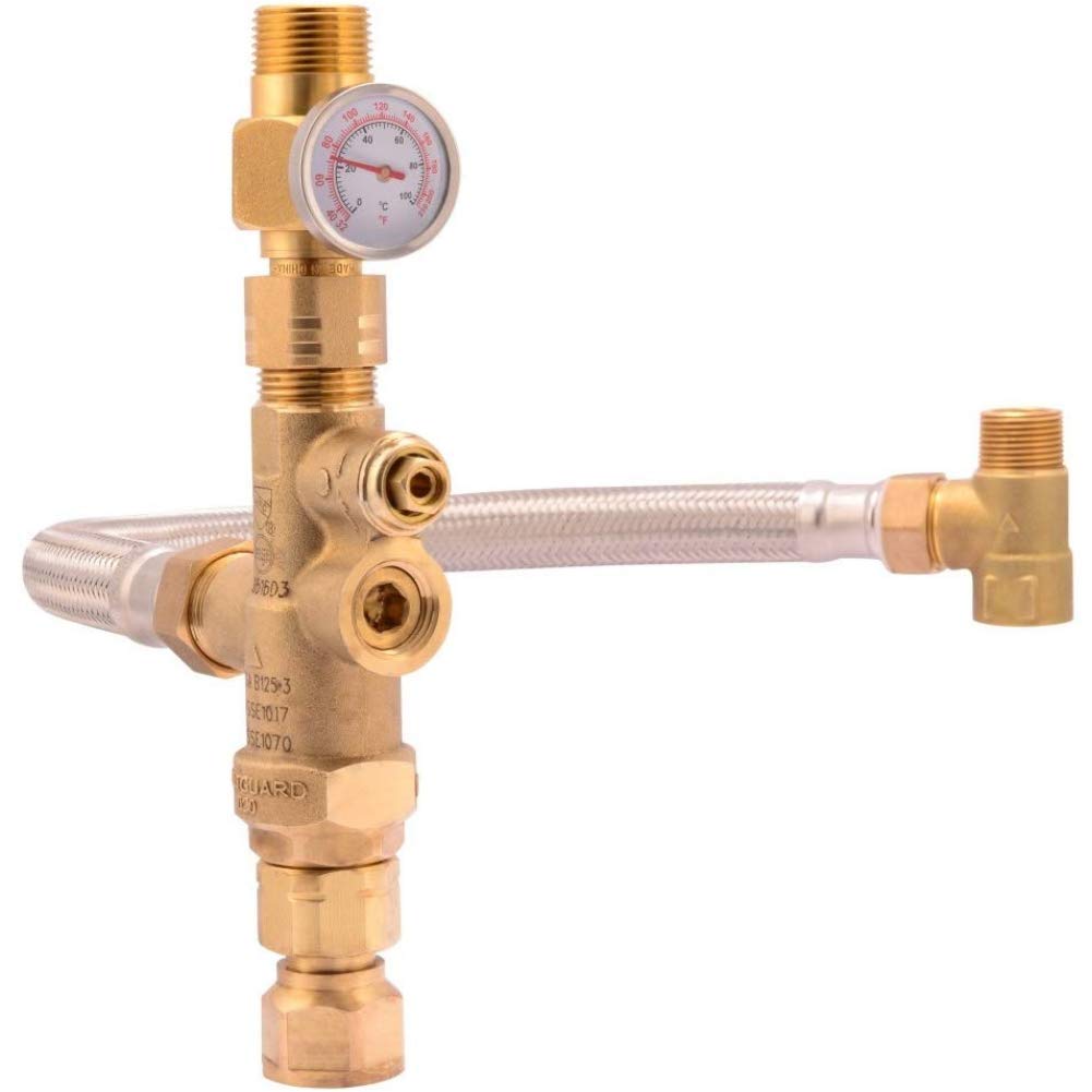 Cash Acme Water Heater Tank Booster Pro, Thermostatic Mixing Valve 3/4