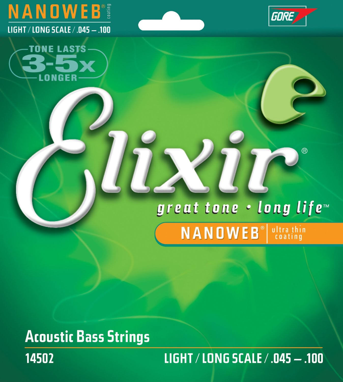 Elixir Nanoweb Light Acoustic Bass Strings