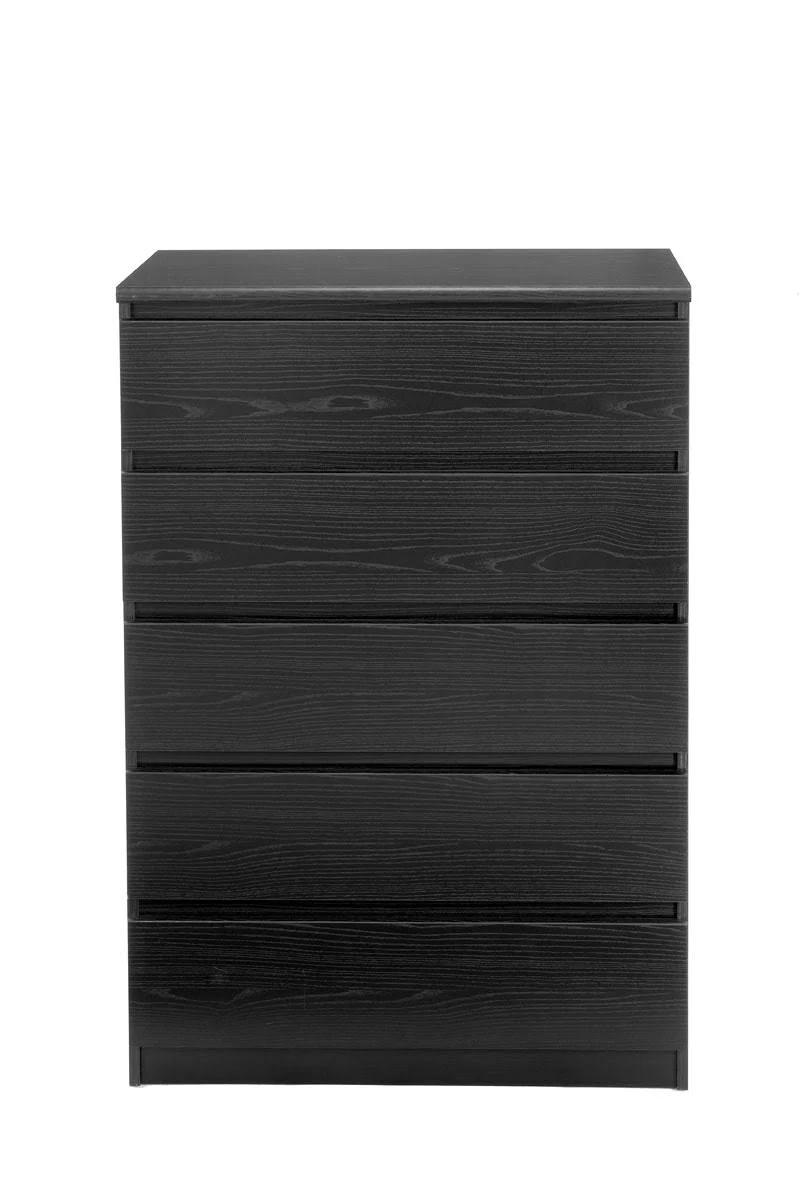 Tvilum Scottsdale 5-Drawer Chest, Black