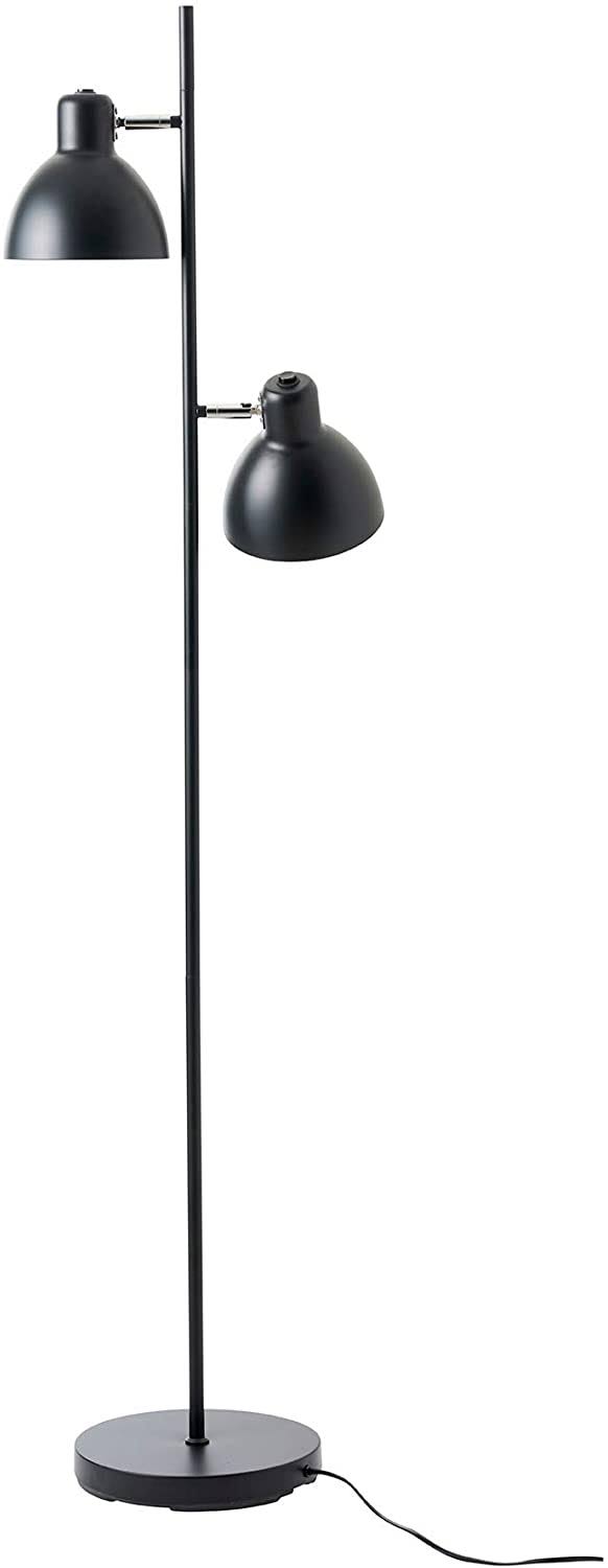 Dyberg Larsen Skagen 2 Floor Lamp, 16 cm Diameter, Matte Black