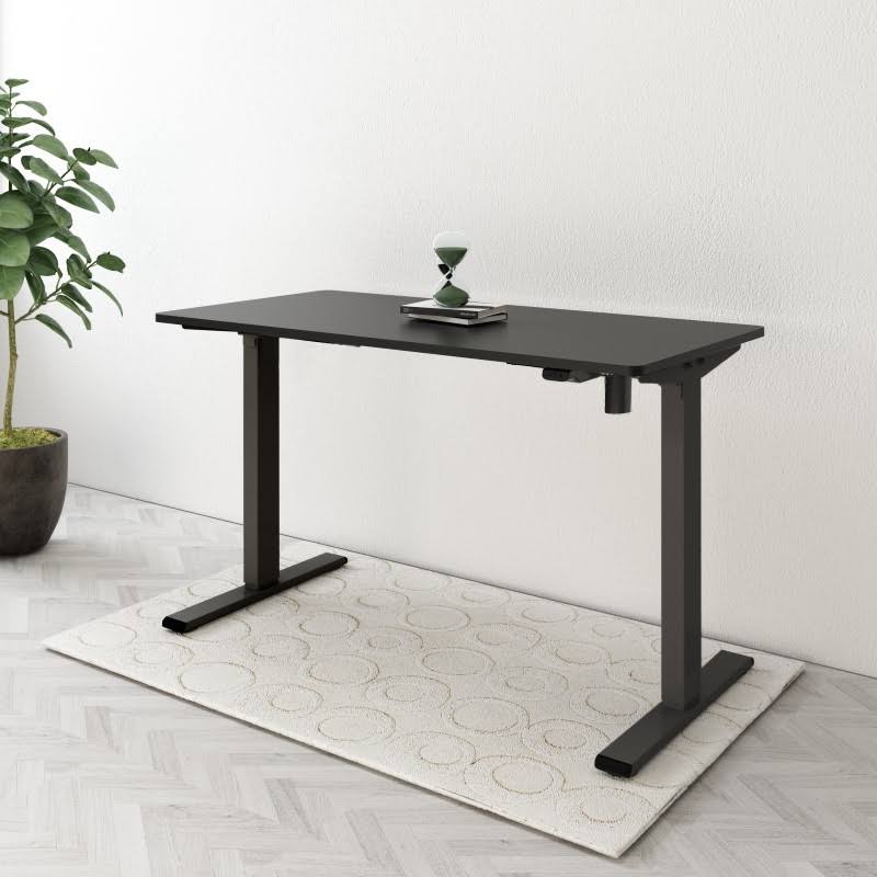 FlexiSpot Electric Height Adjustable Standing Desk EG1-48x22 W Black
